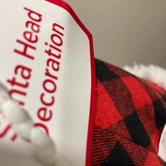 NWT HUGE 36" Plush Hanging Santa Head Decor - Picture 14 of 16